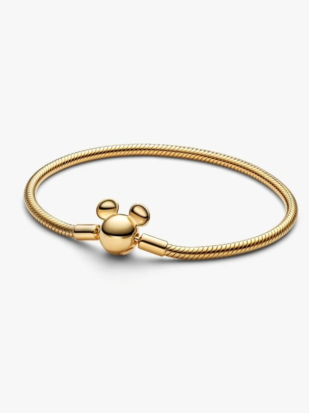 Pandora Disney LIMITED EDITION Mickey Mouae Snake Chain Bracelet